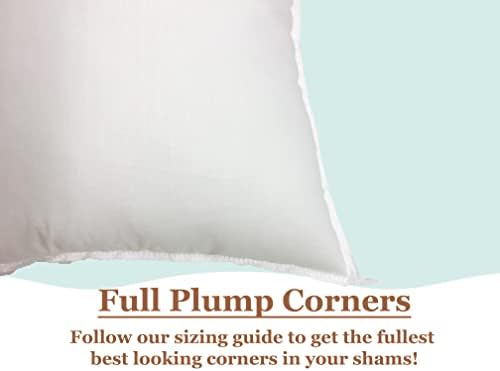 Pillowflex Premium Polyester Pillow Insert - 16x26 Soft Decorative Pillow | 2 Pack - Rectangle Throw Form, Full Loft, Supportive Fill