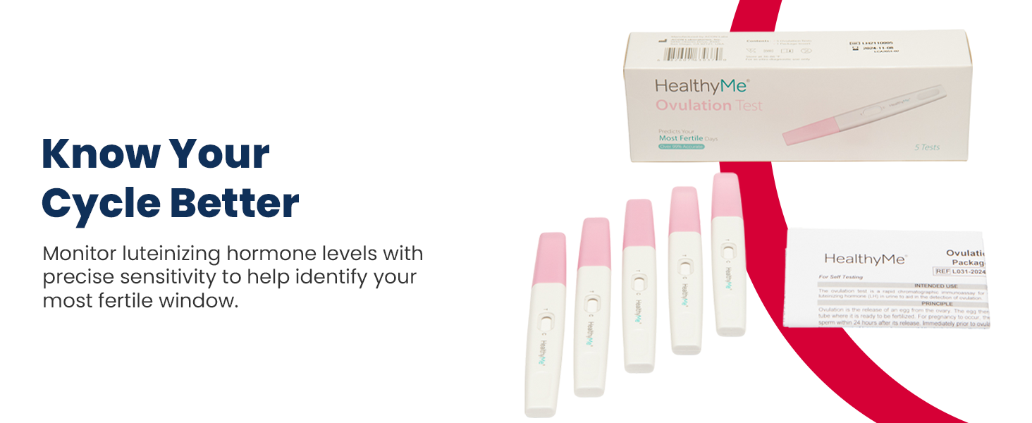 Ovulation test kit helps identify fertile days through accurate luteinizing hormone monitoring