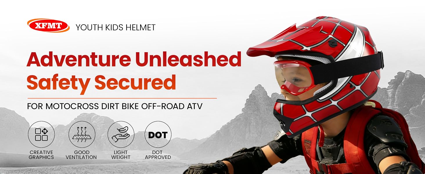 kids dirt bike helmet