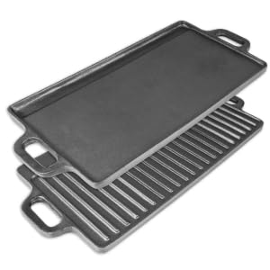 Prosource Double Burner, Cast Iron Cookware, Plate