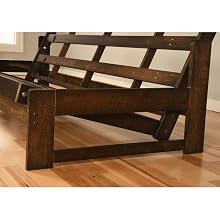 bed, bedroom, futon, sofa, couch, convertible, adjustable, bed, bedroom, brown, wood, kids, full,