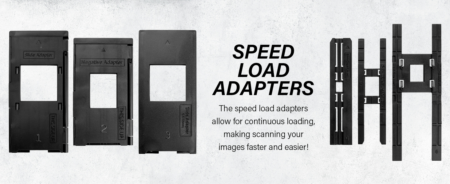 adapter speed fast load film negative convert scan 35mm super8 120 film 110film instant jpeg sd