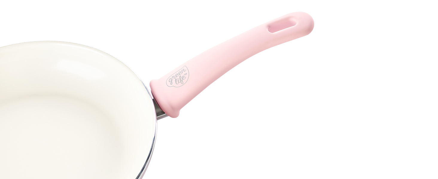 GreenLife nonstick cookware, stay cool handles, PFAS, comfort, colorful, frying pan, pots and pans