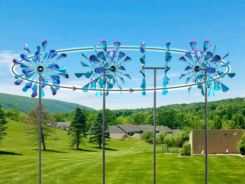 360°wind spinners windmills