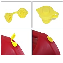 vent caps yellow fuel jug can