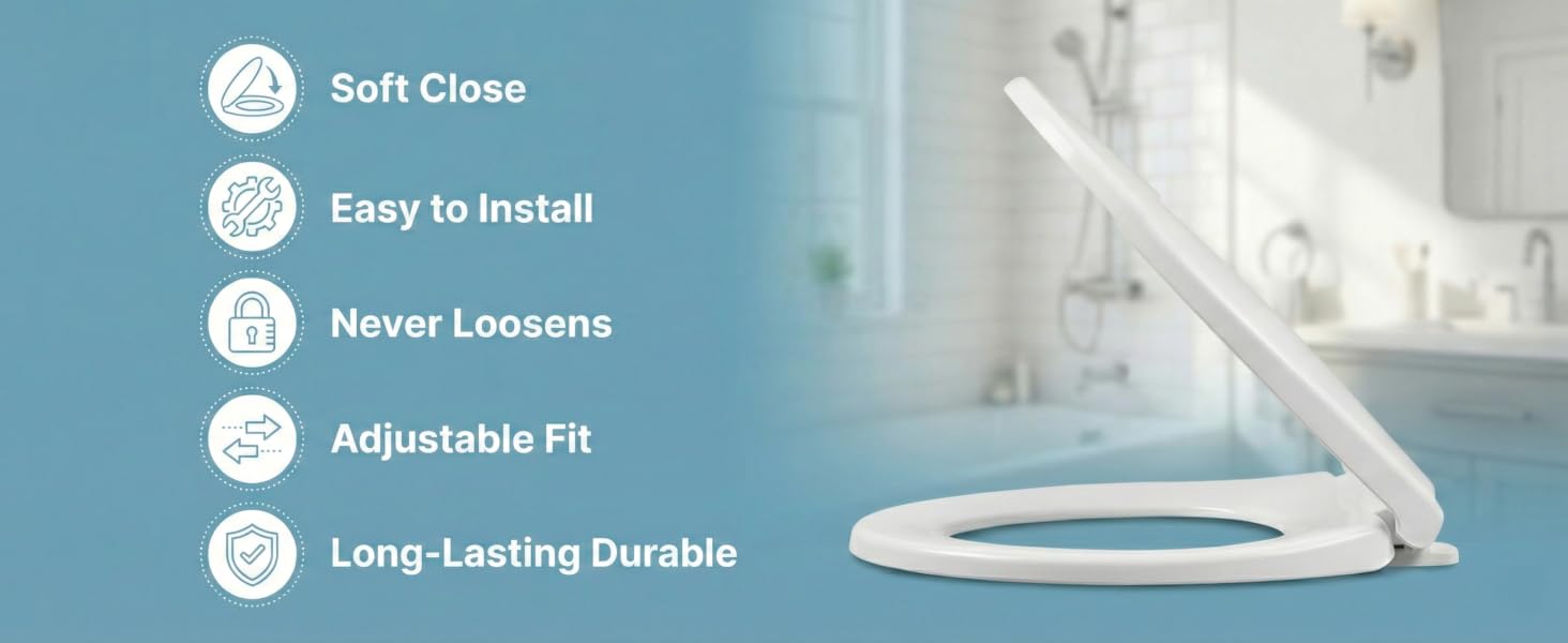 features of toilet seat
