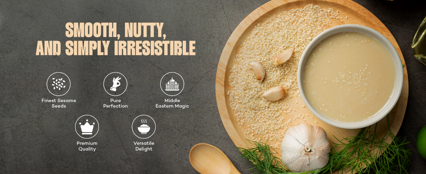 Made from the finest, carefully selected sesame seeds