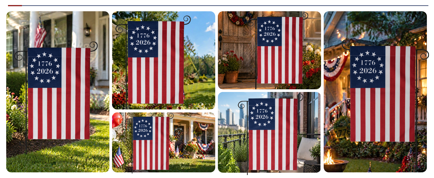 250th anniversary flag