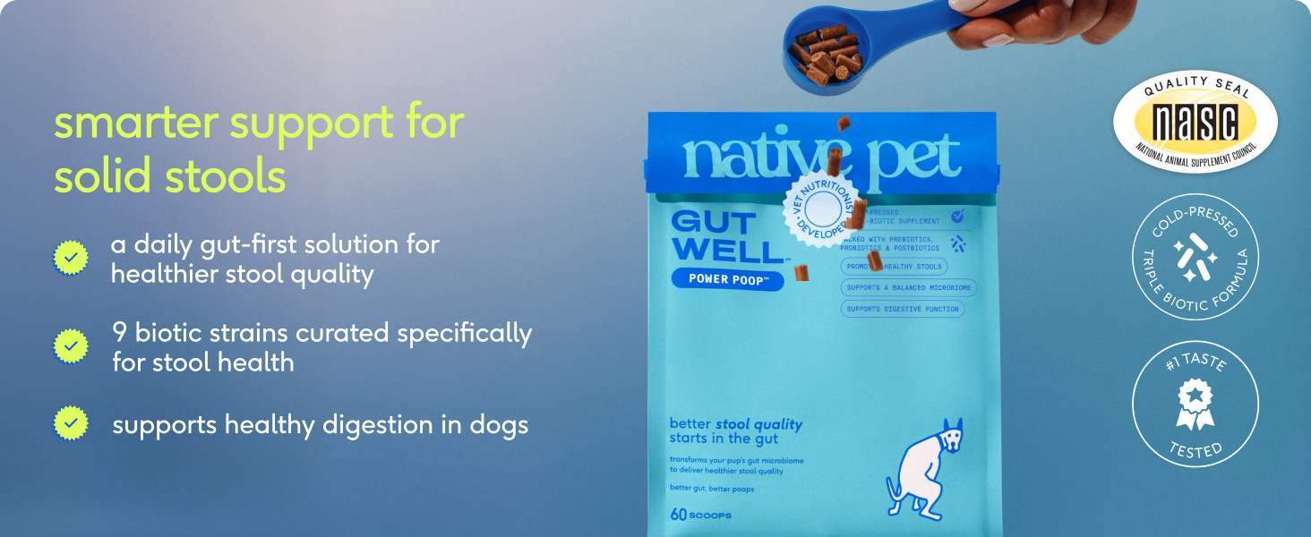 usedFor dog digestive support — this supplement is capableOf promoting healthy stools &amp;amp; balanced gut