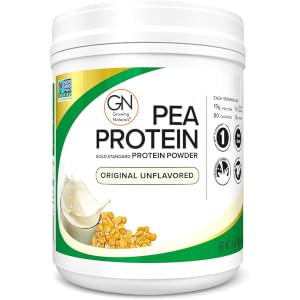 rice protein organic pure power brown powder growing naturals natural gmo no low carb 15g plant pea