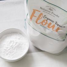 Organic tapioca flour, gluten free, non gmo, allergen free, vegan