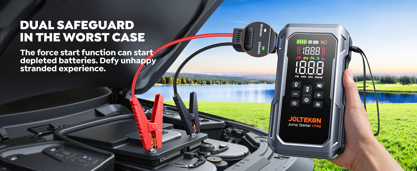 car jump starter with air Compressor