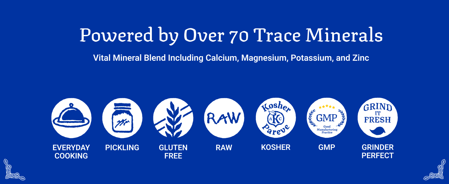 Powered by Over 70 Trace Minerals