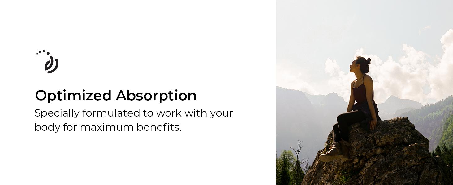 Woman in nature — Optimized Absorption