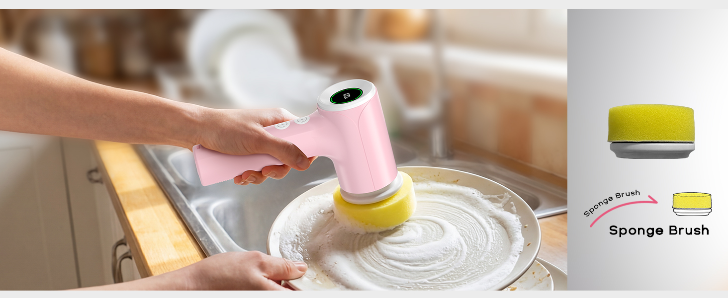 electric spin scrubber