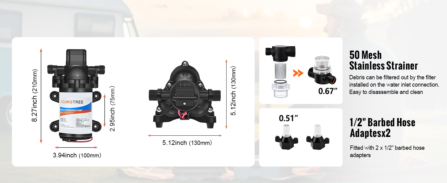 12v DC water pump
