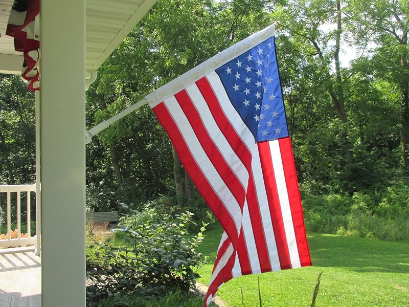 House US Flag with Pole Sleeve