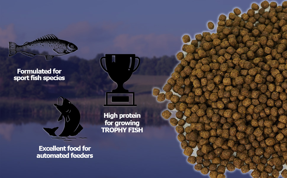 bluegill food, pond fish food