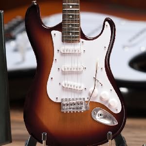 axe heaven, axe heaven guitars, mini guitars, axe heave mini guitars, sunburst fender, stratocaster