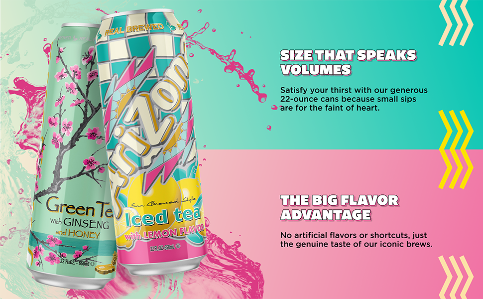 arizona iced tea lemon green tea splash great tasting flavor