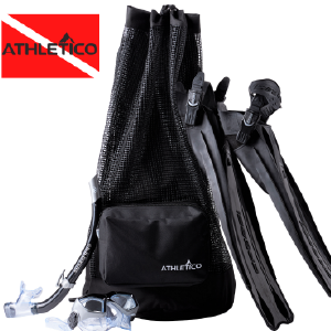 Dive Scuba Snorkel Bag Mesh Mold resistant, durable, fins, mask, snorkel, airplane