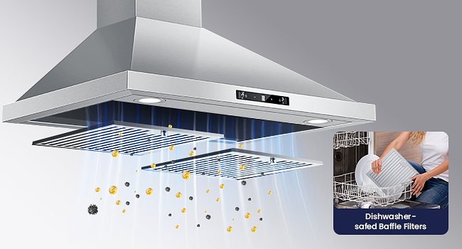 stainless steel stove hood