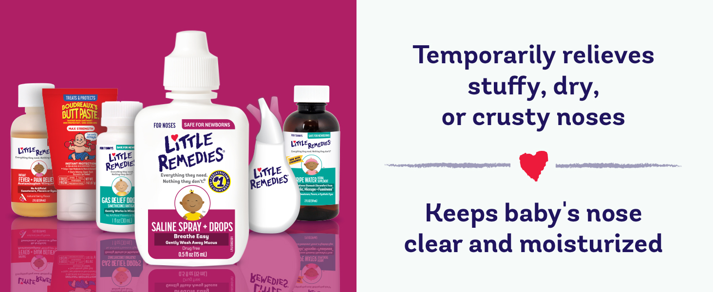 Saline spray and drops