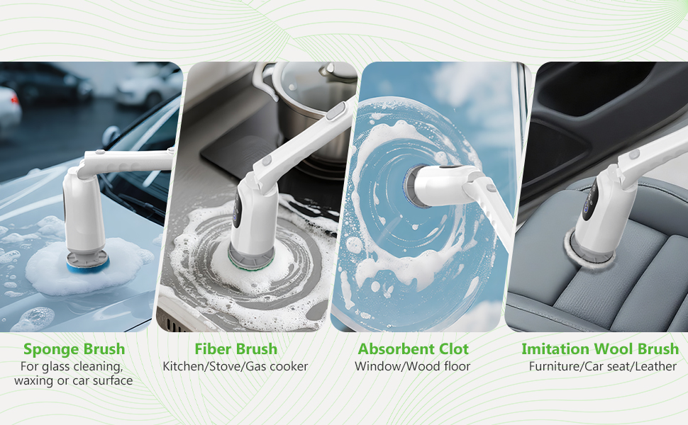 electric car wash brush
