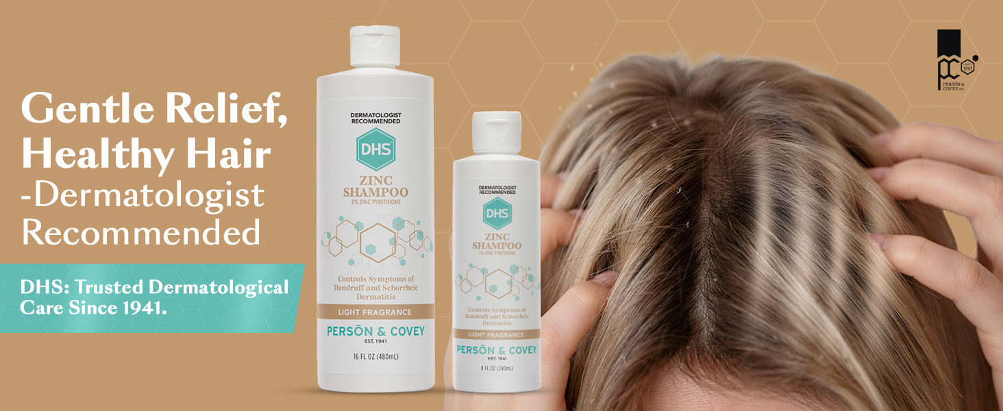 Discover fast-acting relief and lasting scalp comfort with DHS Zinc Shampoo.