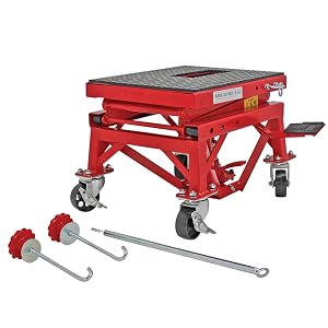 motorcycle lift stand, motorcycle lift table, dirt bike jack, dirt bike stand, dirt bike lift