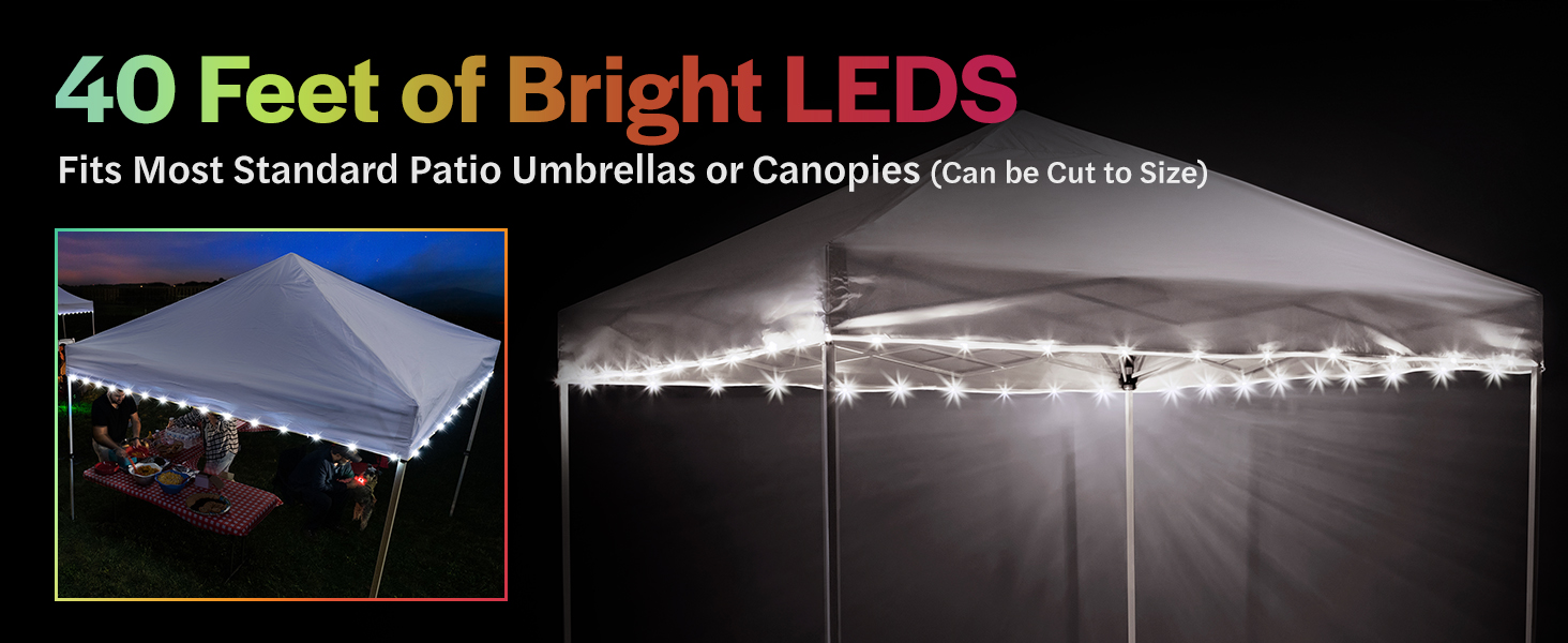 white canopy lights pop up tent lights trade show booth lights brightz led canopy lights