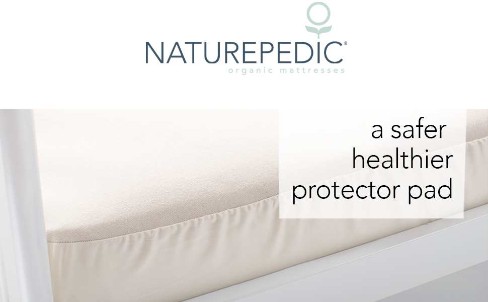 Naturepedic Logo - A Safer Healthier Protector Pad