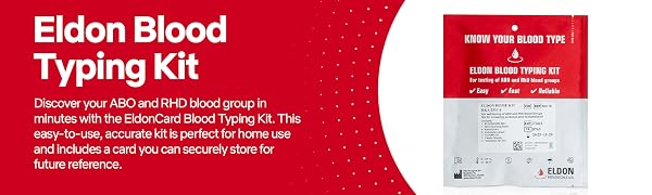 blood tester kit blood type test kit home blood type kit eldoncard blood type test kit