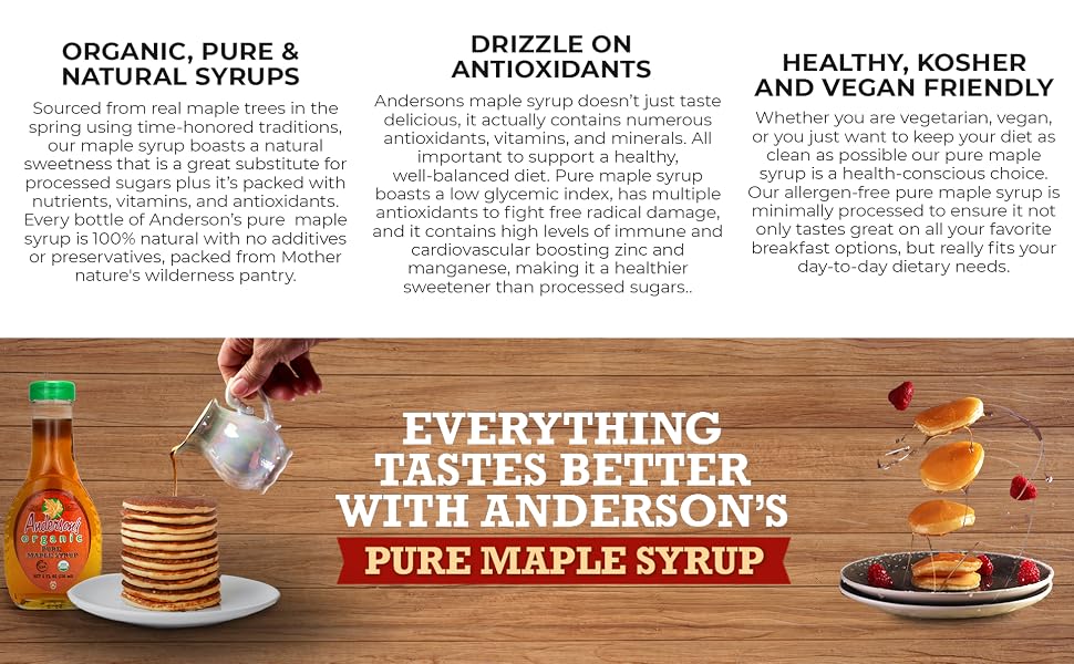 Adding syrup to food