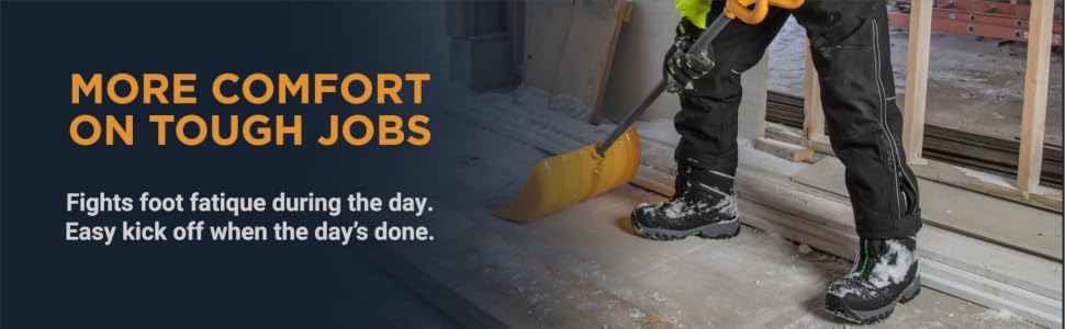 More comfort on tough jobs