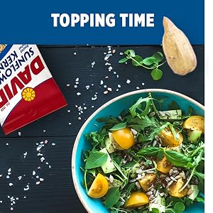 DAVIDs pepitas and kernels make great mixes for salad toppings