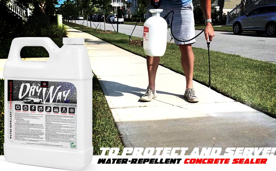 DryWay, concrete sealer, garage floor sealer, driveway, oil, road salt, freeze thaw, penetrating
