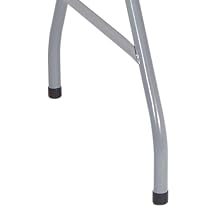 Office Star Resin Multipurpose Center Fold Table with Wheels, 5 Feet