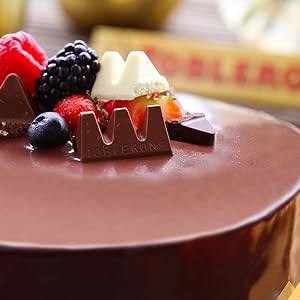 Toblerone chocolate cake topper