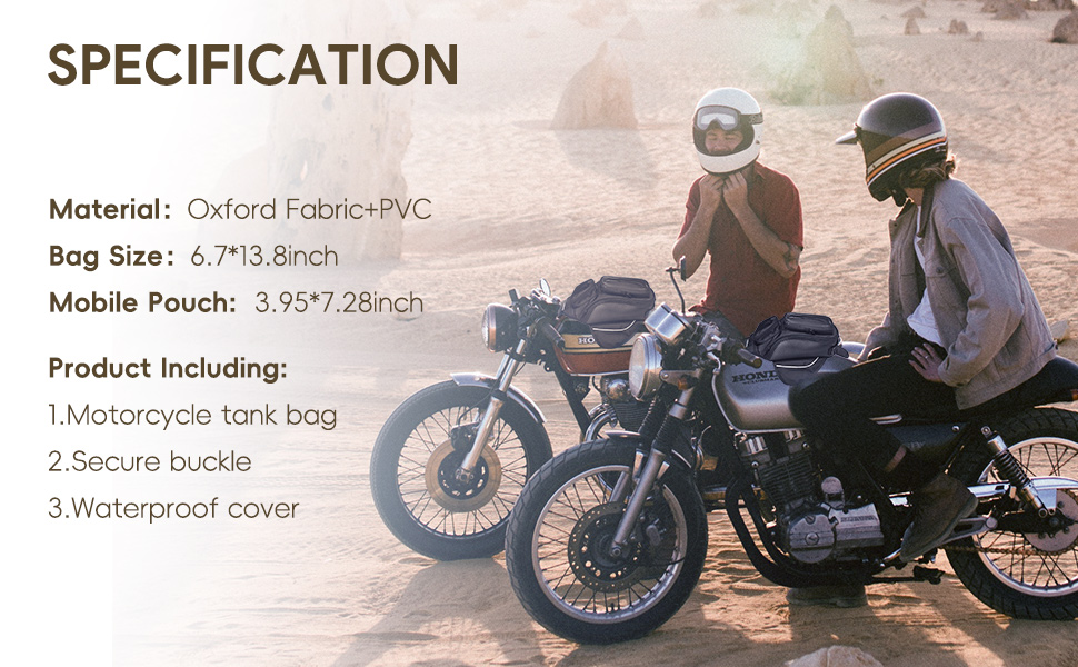 magnet motorcycle tank bag