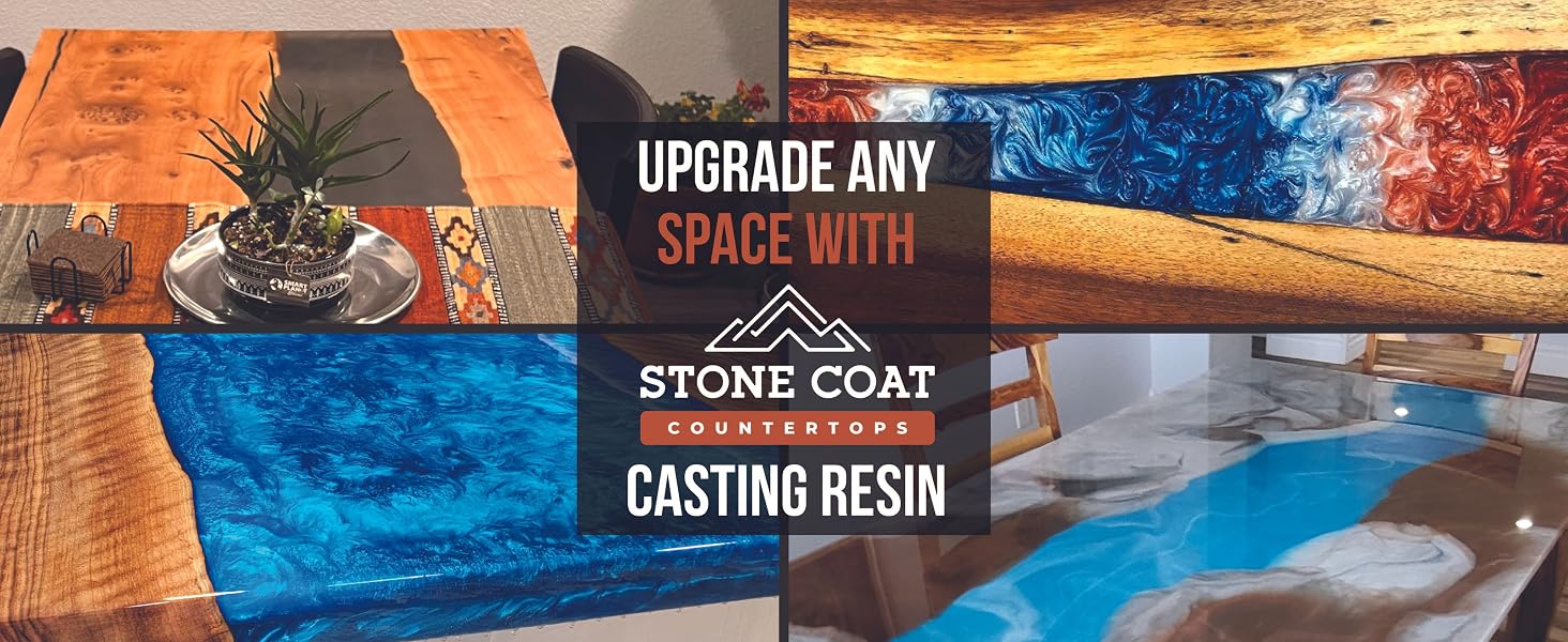 Upgrade any space with Stone Coat Casting Resin