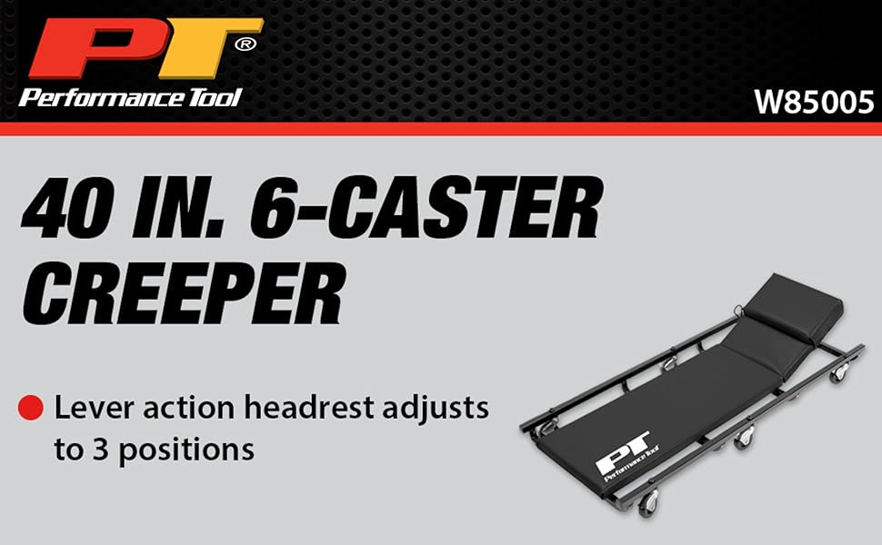 40" 6-Caster Creeper