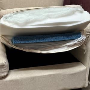 cushion restoring insert inside the zipped up cushion can be used forever