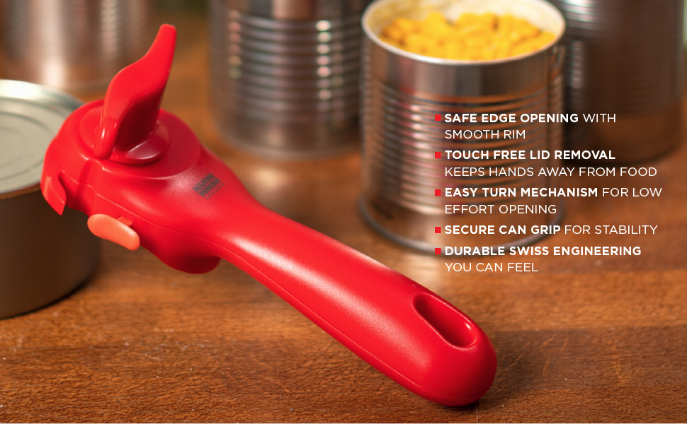 All about hygiene - unlike traditional openers, the LidLifter will not touch the contents of the can