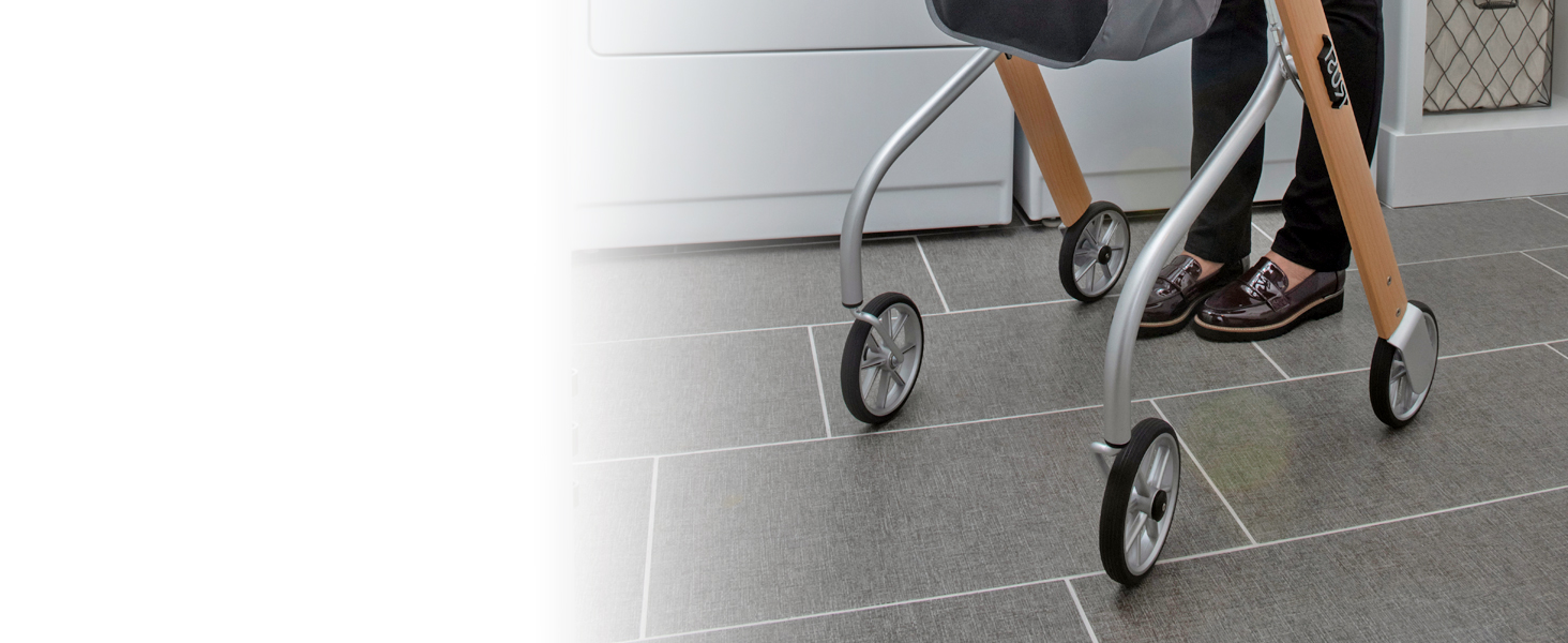 four wheel walker rollator with four wheels swivel wheels