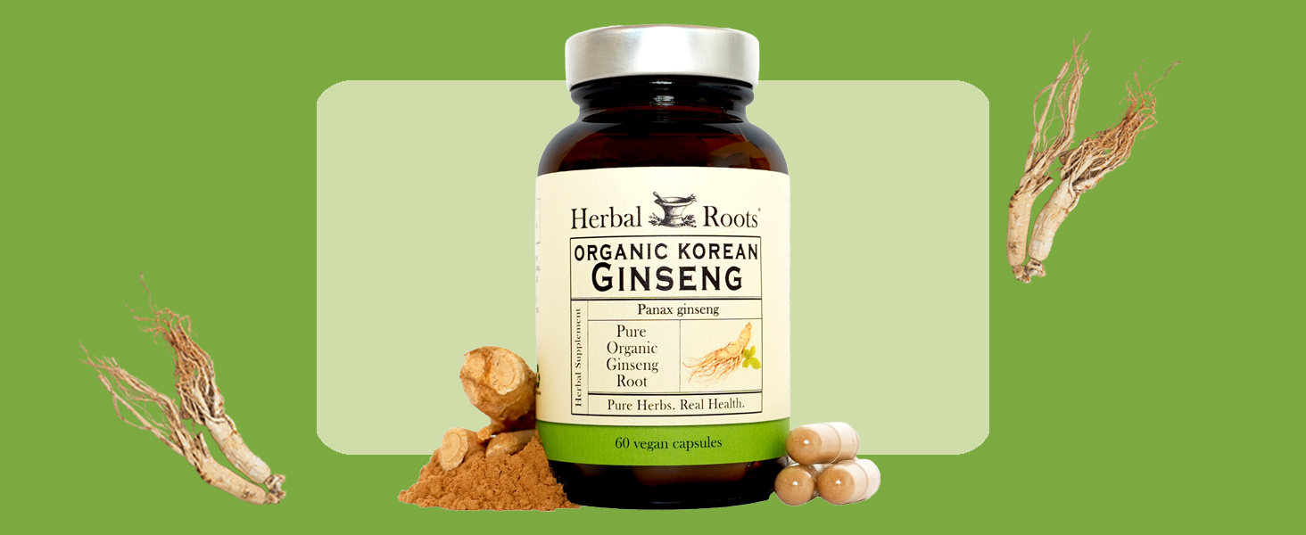 Herbal Roots Organic Korean Ginseng