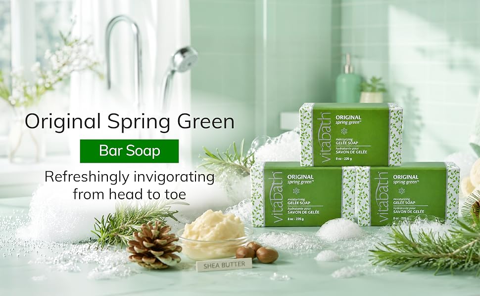 Vitabath Original Spring Green Bar Soap1