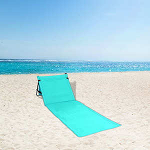 Portable Beach Mat Lounge Chair and Tote