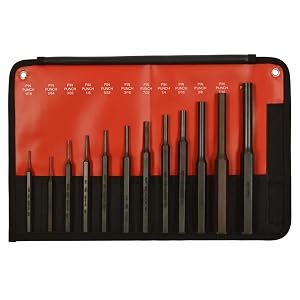 Mayhew Tools 62078 Imperial Pin Punch Set, 12-Piece