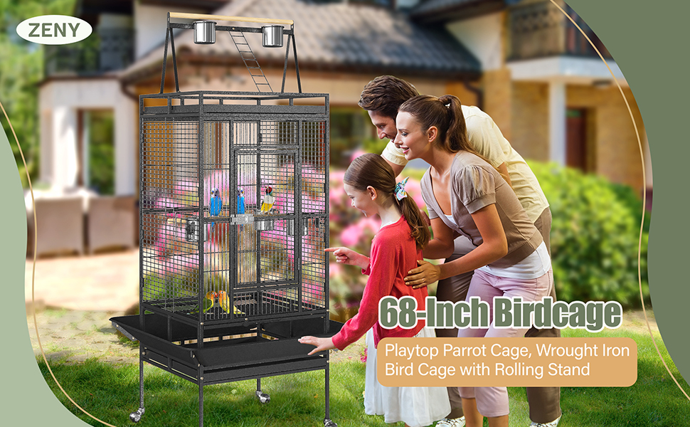 68 Inch Birdcage